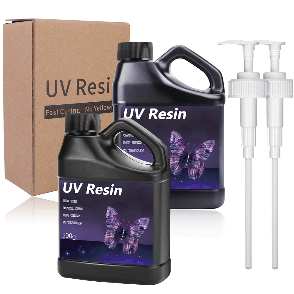 Resin Art Glue - UV Resin-Bulk Upgraded Crystal Clear Hard