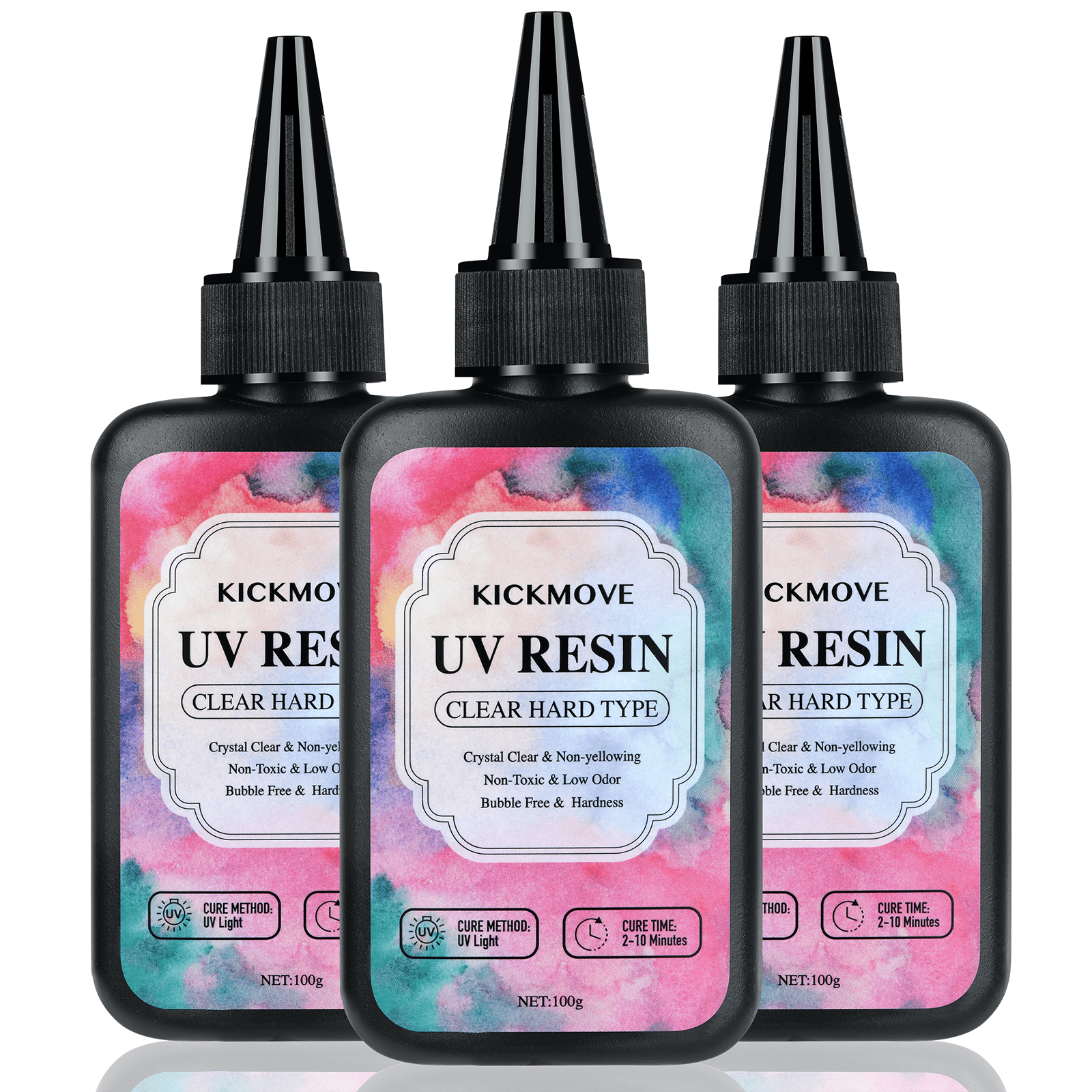 Resin Art Epoxy - 300g UV Resin Clear,Hard,Upgraded Crystal Clear