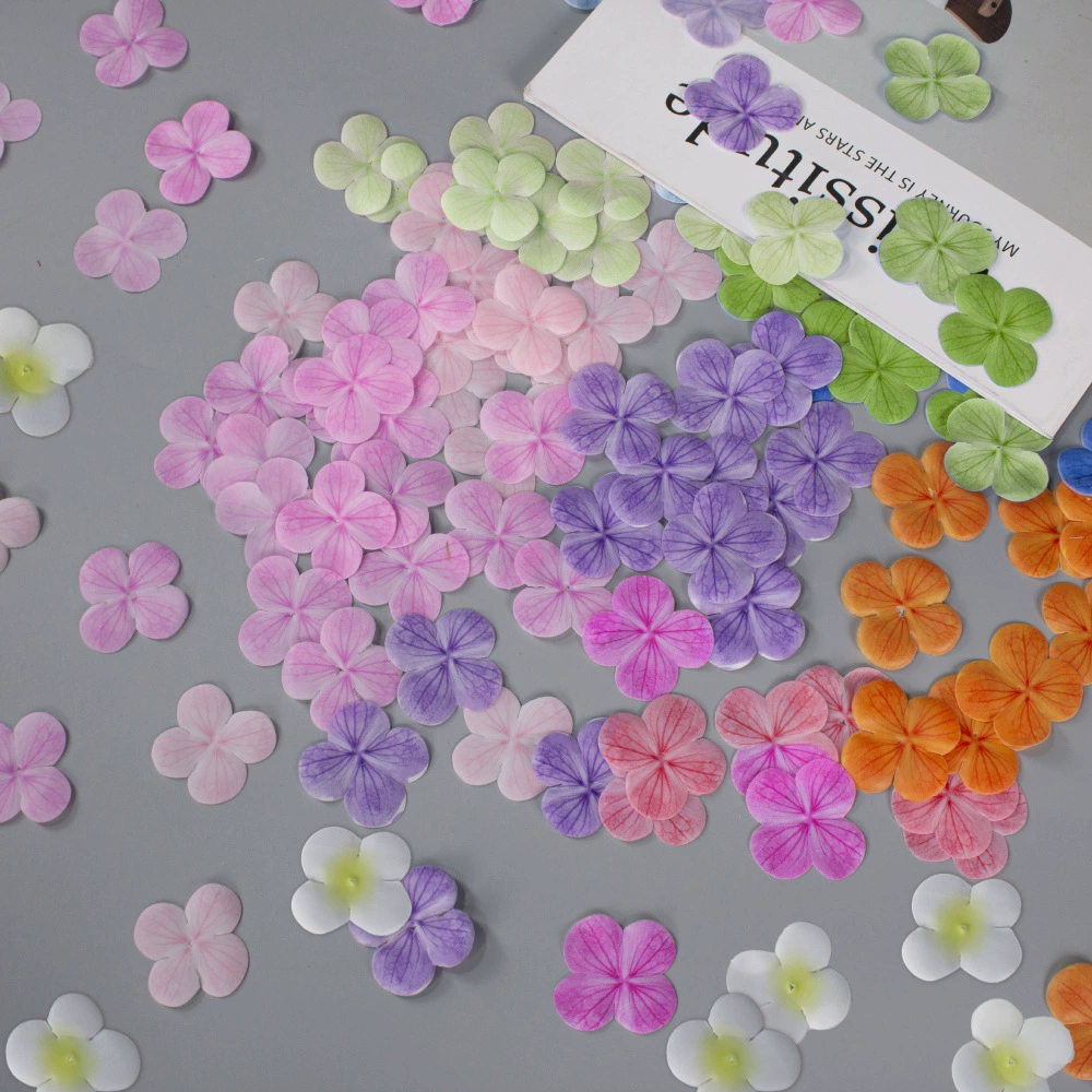 Resin Art Bookmark - 60Pcs Anna Hydrangea Color-Absorbing Flowers Epoxy