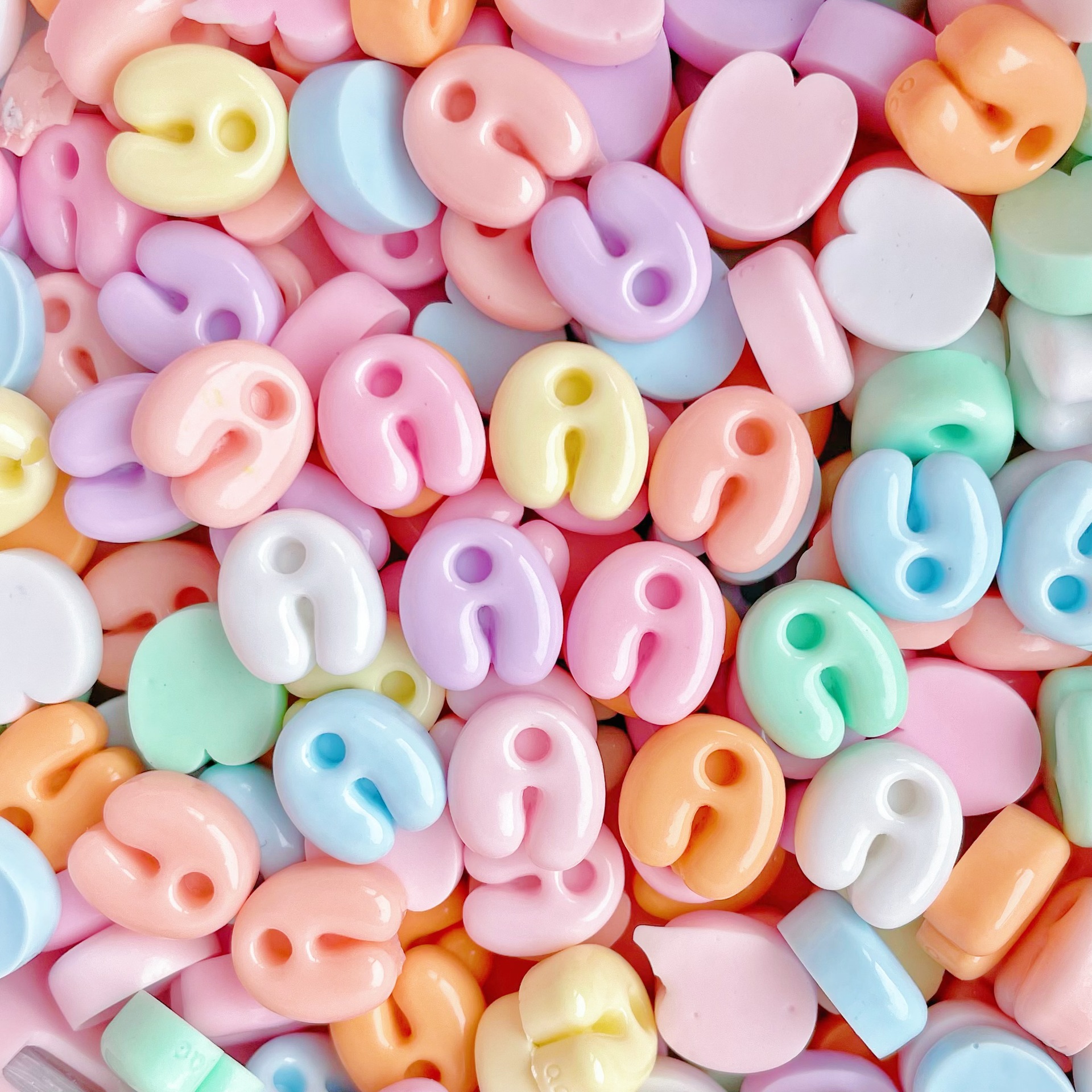 Resin Art Alphabet - 100pcs Single Choice 26 English Letters