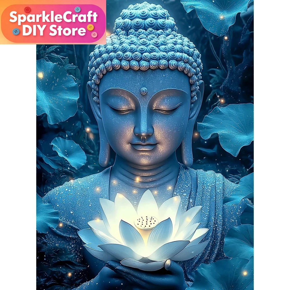 Resin Art Wall - 1PC frameless Diamond Mosaic Religious Figures