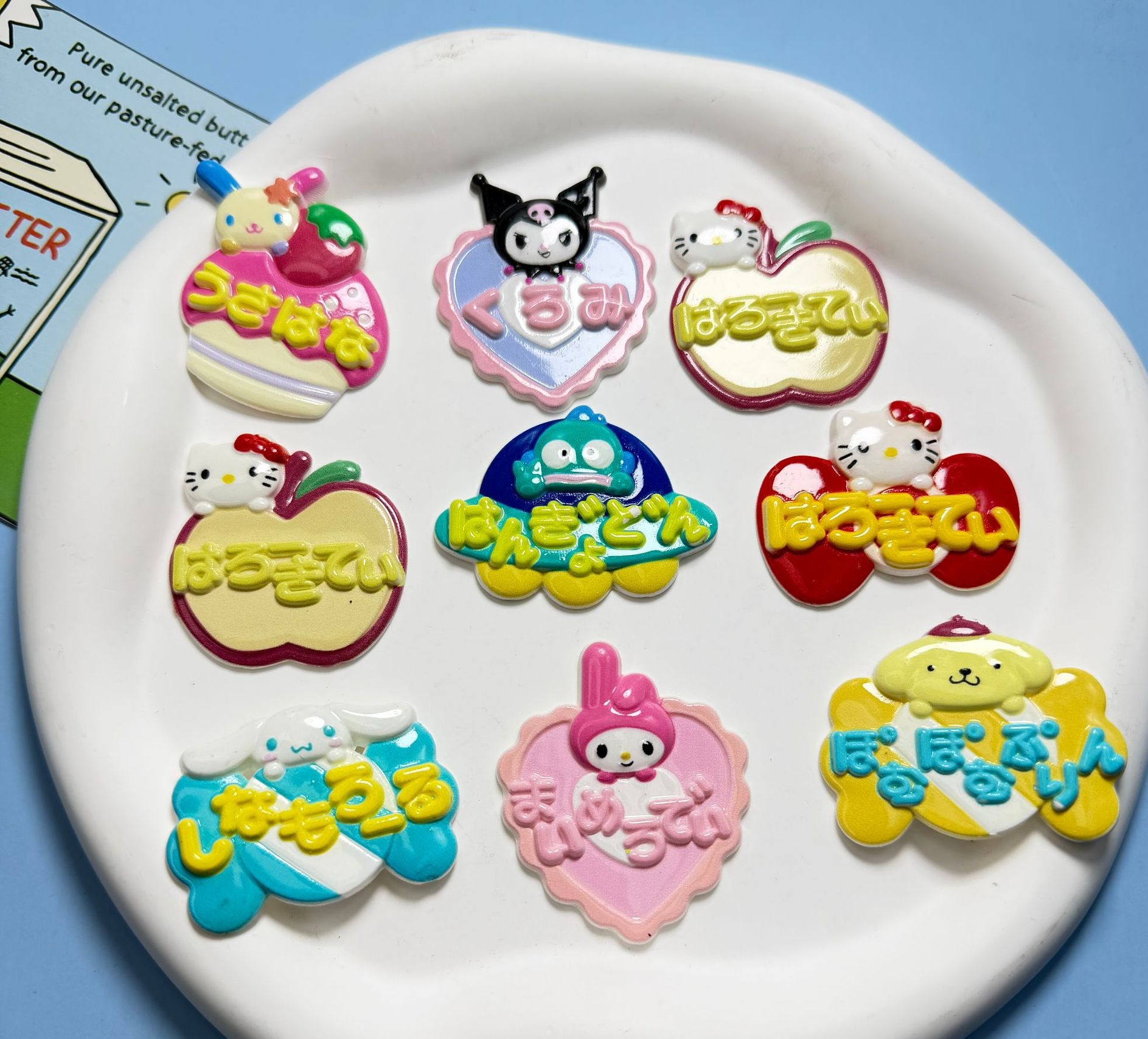 Resin Art Case - 10PCS Cute Character Resin Cabochons DIY