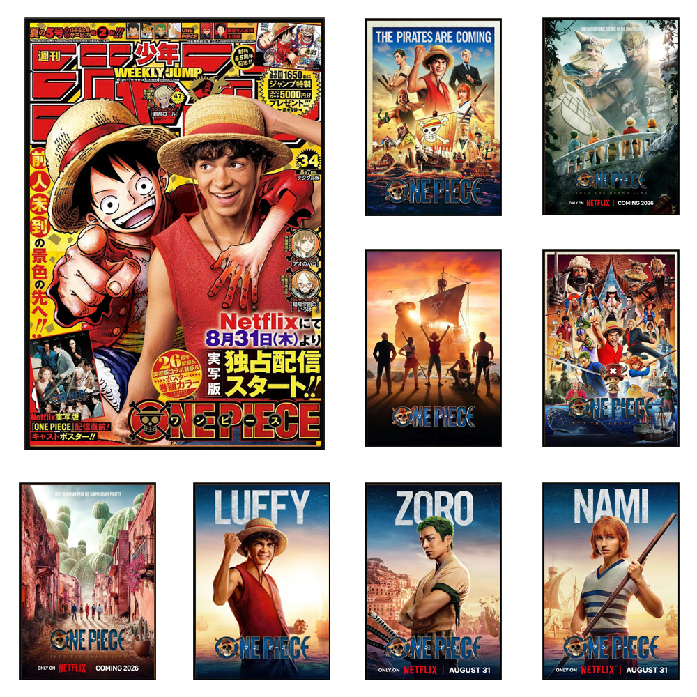 Resin Art Wall - 2026 Pop Manga One Piece Live