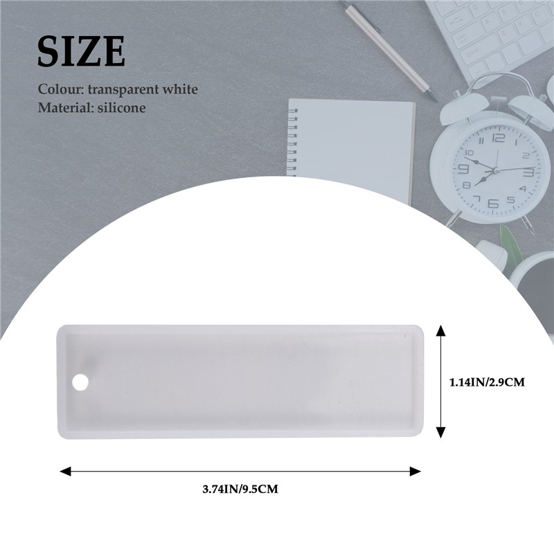 Resin Art Bookmark - The New 6 Pcs/set Rectangle Silicone