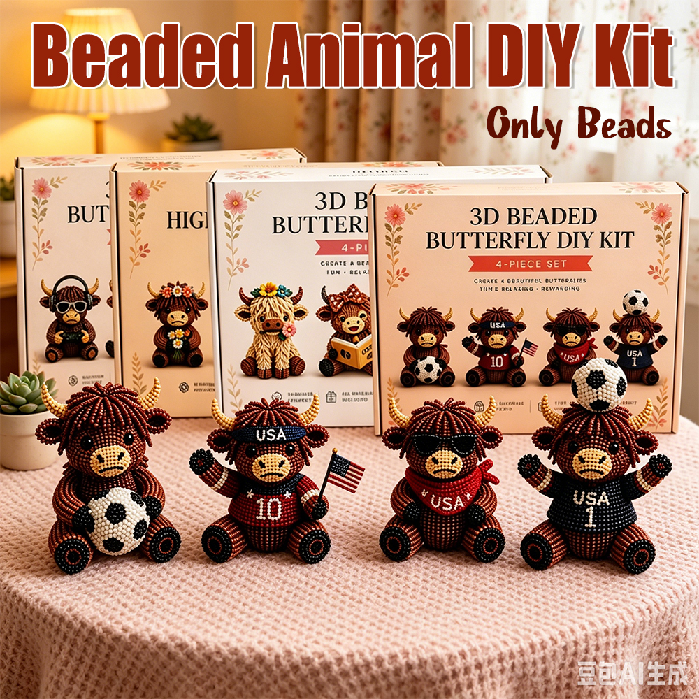 Resin Art Bookmark - 3D DIY Beaded Animal DIY Kit