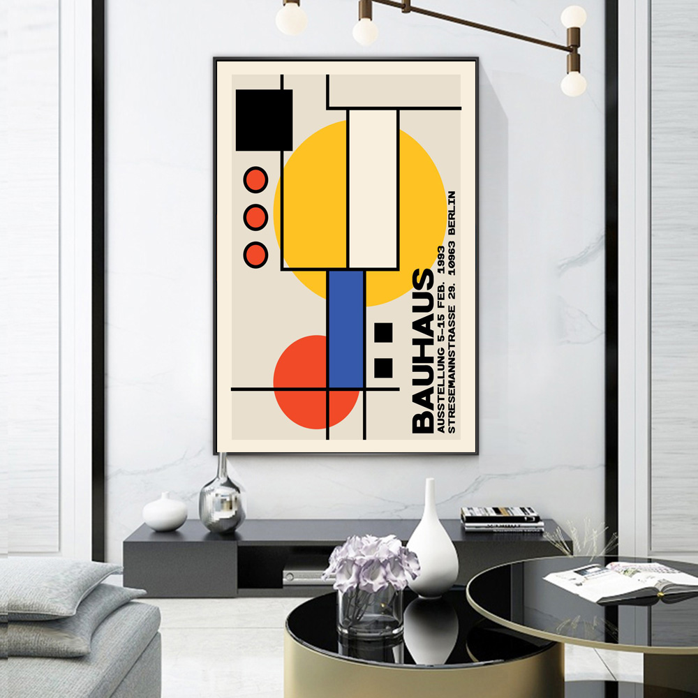 Resin Art Online - Bauhaus Simple Geometric Lines Famous Art