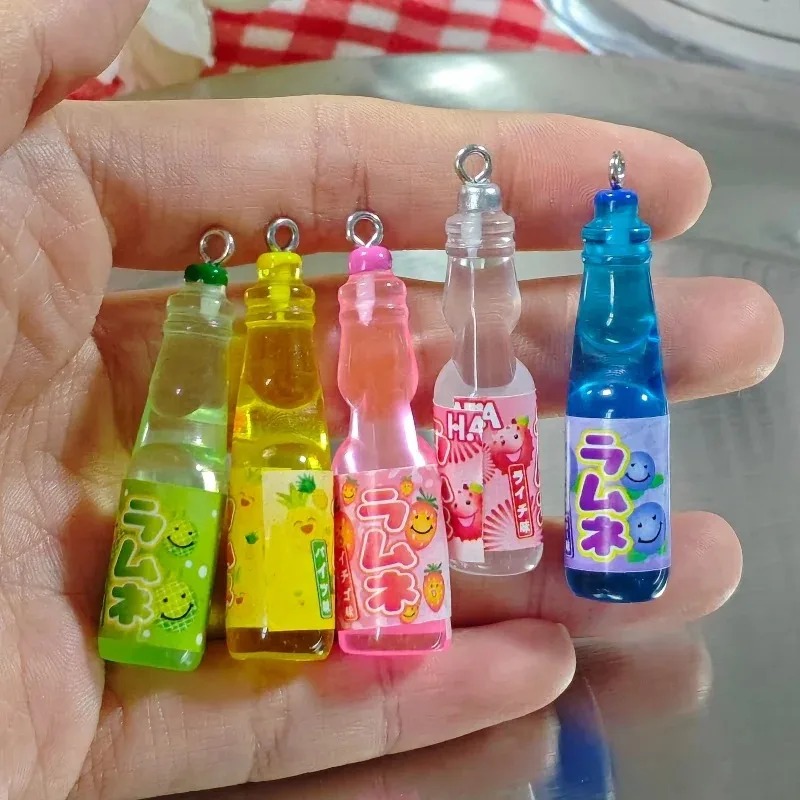 Resin Art Supplies Near Me - 10Pcs Tiny Soda Bottle Resin Charms