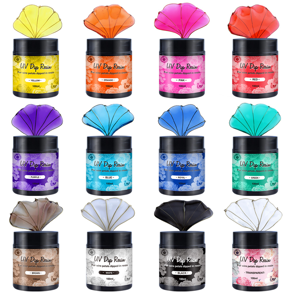 Resin Art Epoxy - 12 Colors UV Dipping Resin (Special