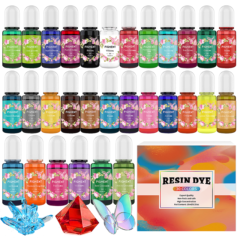 Resin Art Epoxy - DIY Epoxy Resin Pigment Kit Candle