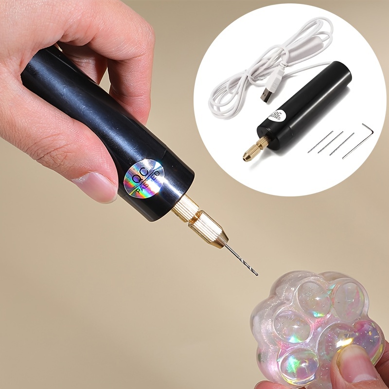 Resin Art Drill Machine - Mini Electric Drill Kit USB Rechargeable