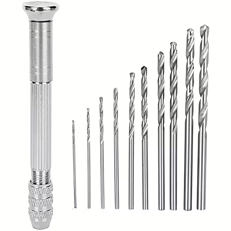 Resin Art Drill Machine - 1/11pcs, 0.8-3.0mm Mini Hand Drill Wood