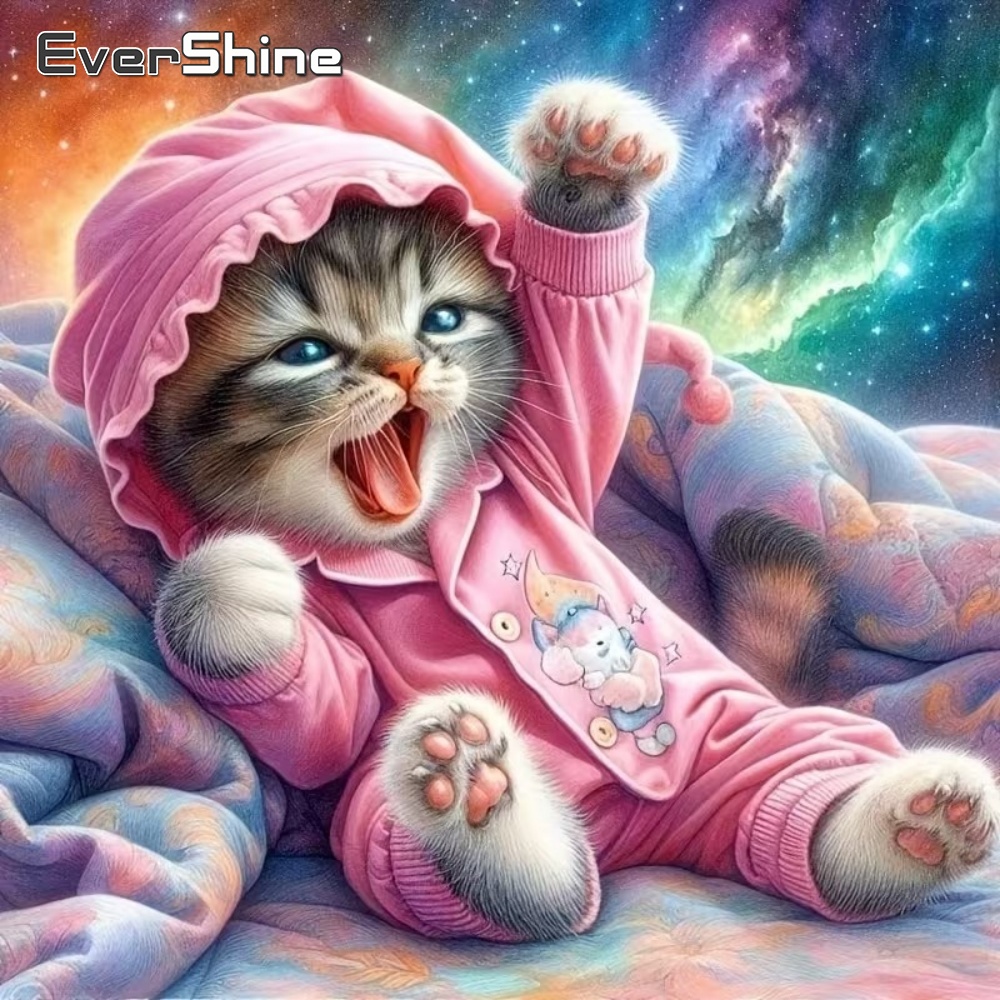 Resin Art For Beginner - EverShine New Arrival Diamond Painting Cat