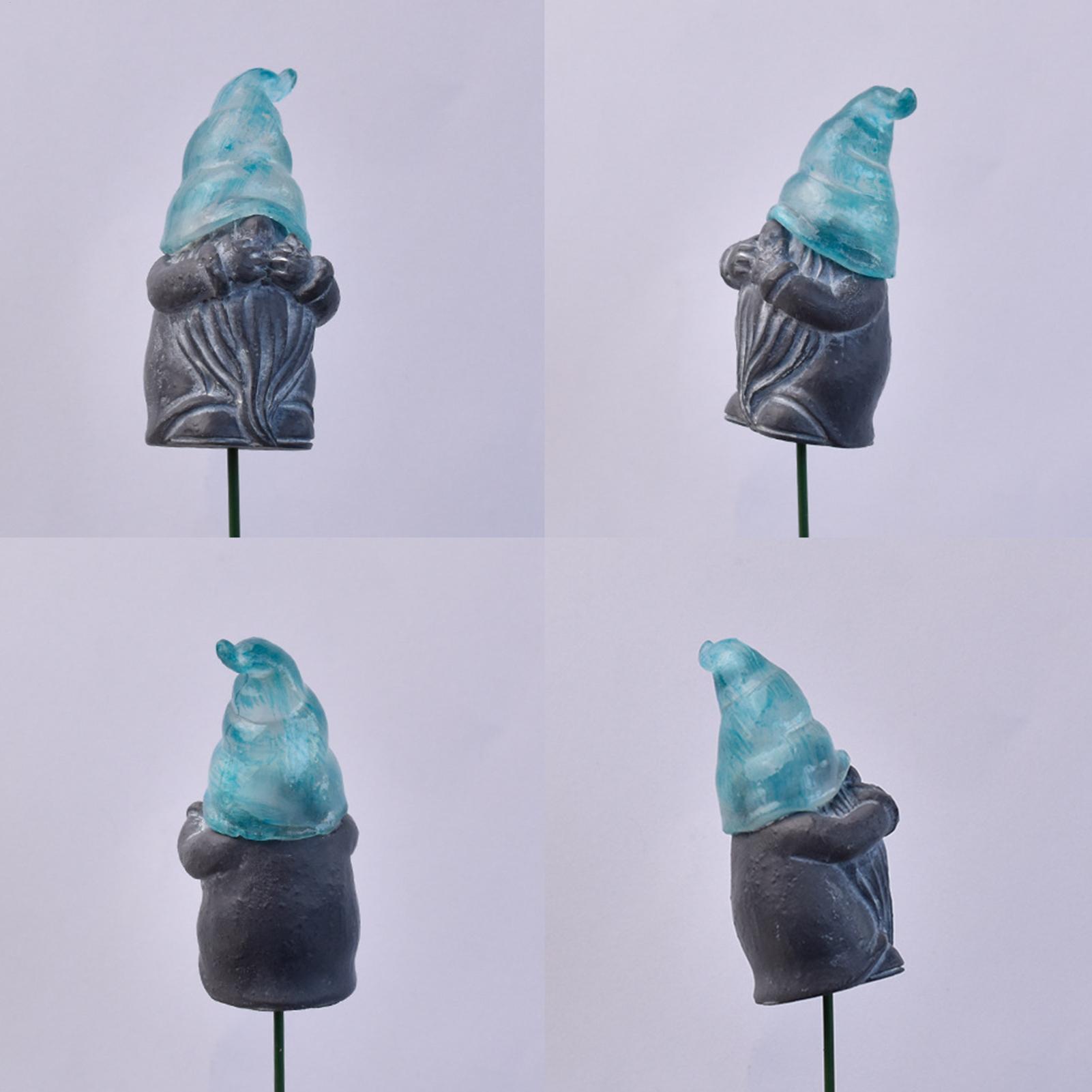Resin Art Flowers - Decorative Garden Stakes 3-Piece Glowing Resin