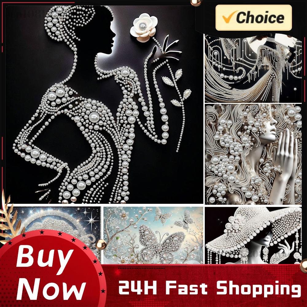 Resin Art For Beginner - DIY Ladies Pearl Diamond Painting Gem
