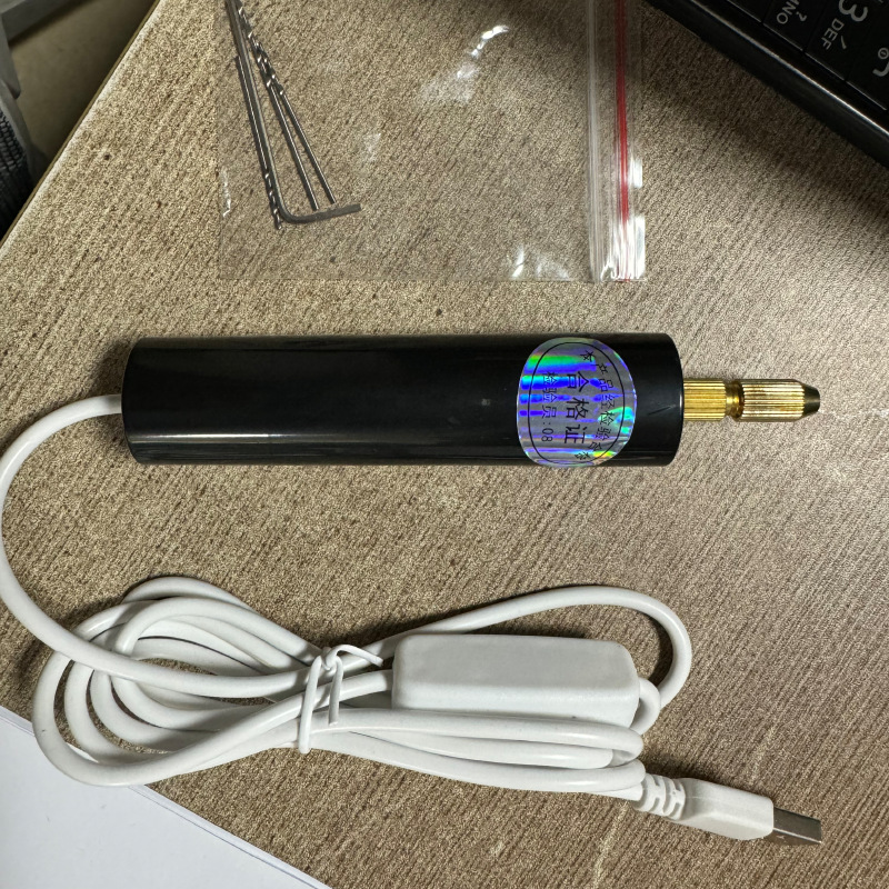 Resin Art Drill Machine - Handheld Mini Electric Drill USB DIY