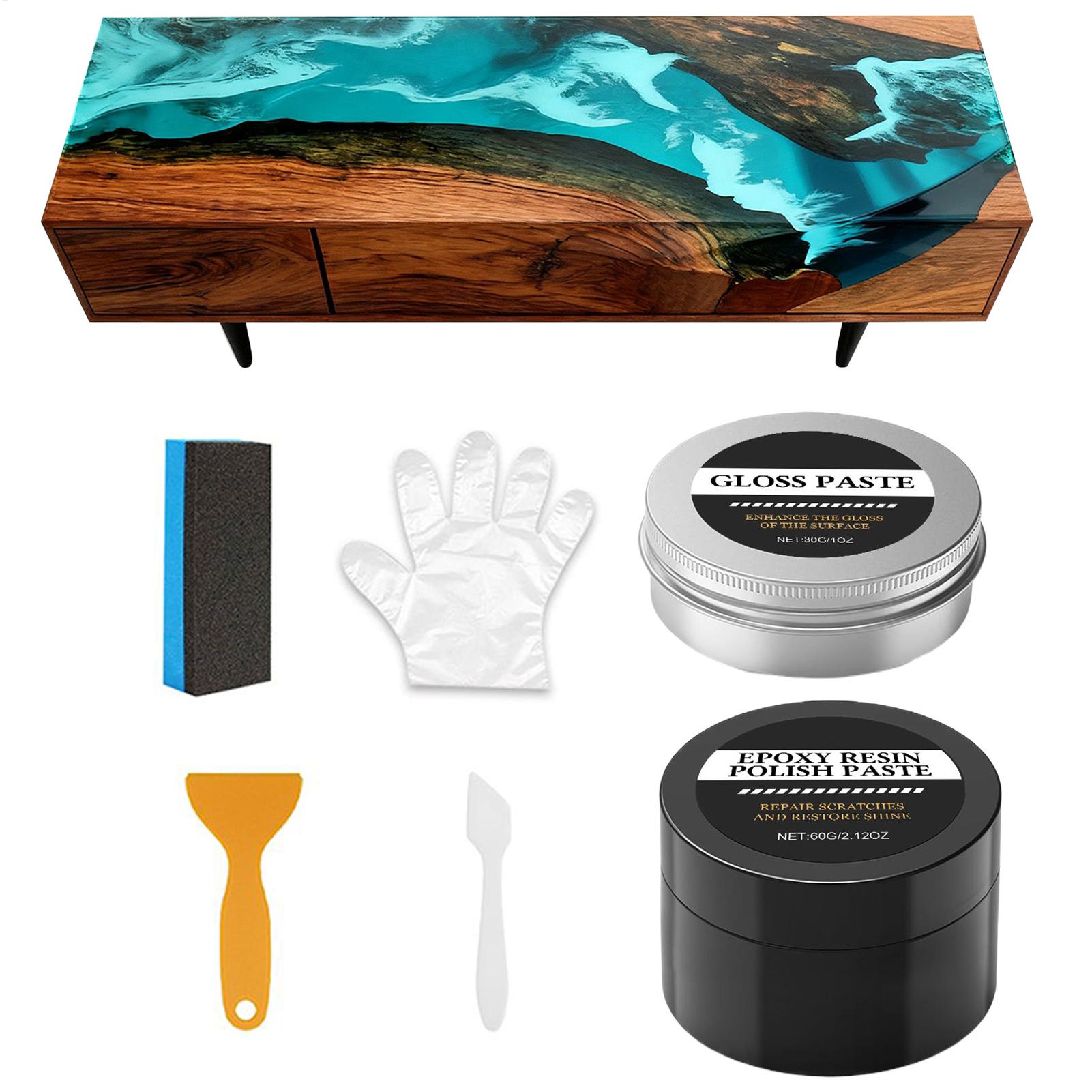 Resin Art Epoxy - Epoxy Resin Polishing Kit - Creamy