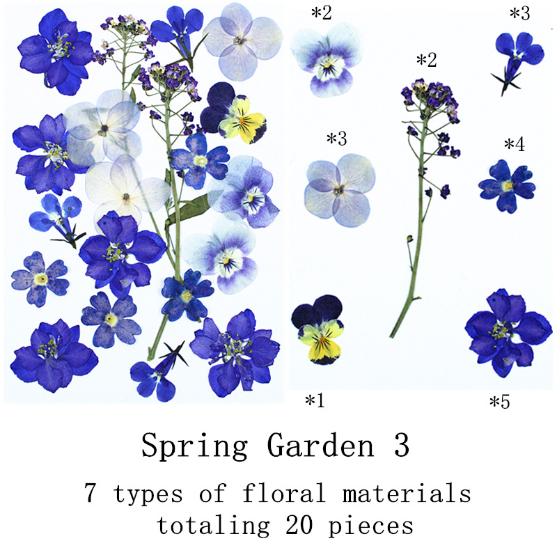 Resin Art Bookmark - 20 Types of Brightly Colored Natural
