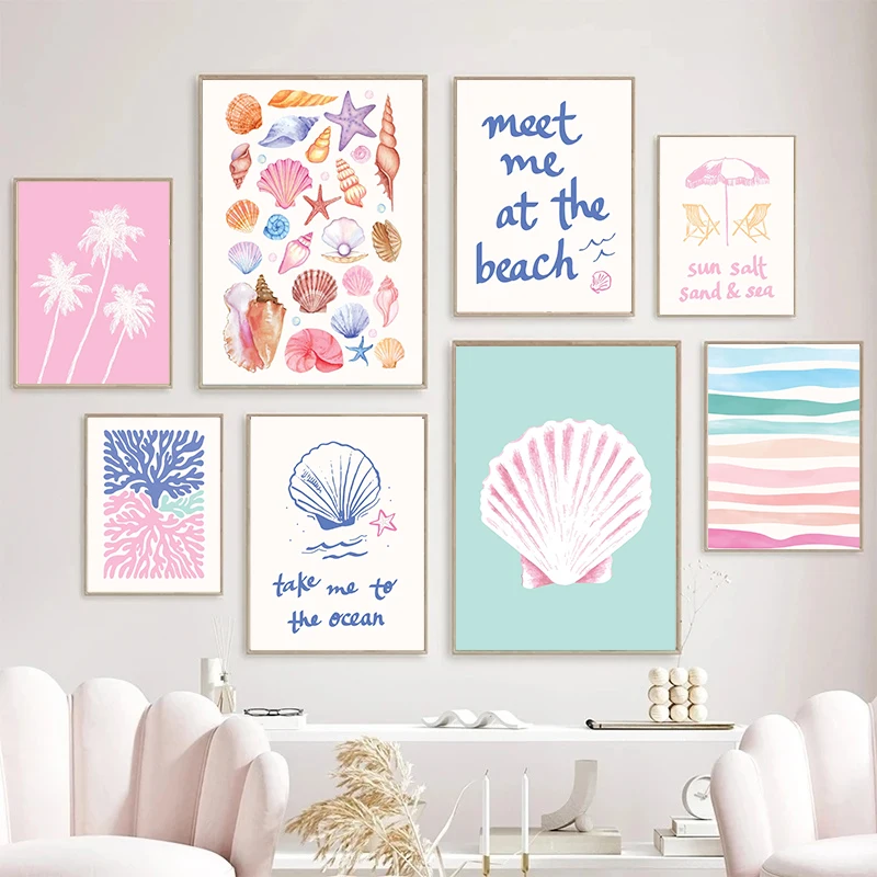 Resin Art Wall - Coastal Gallery Wall Art Summer Sea