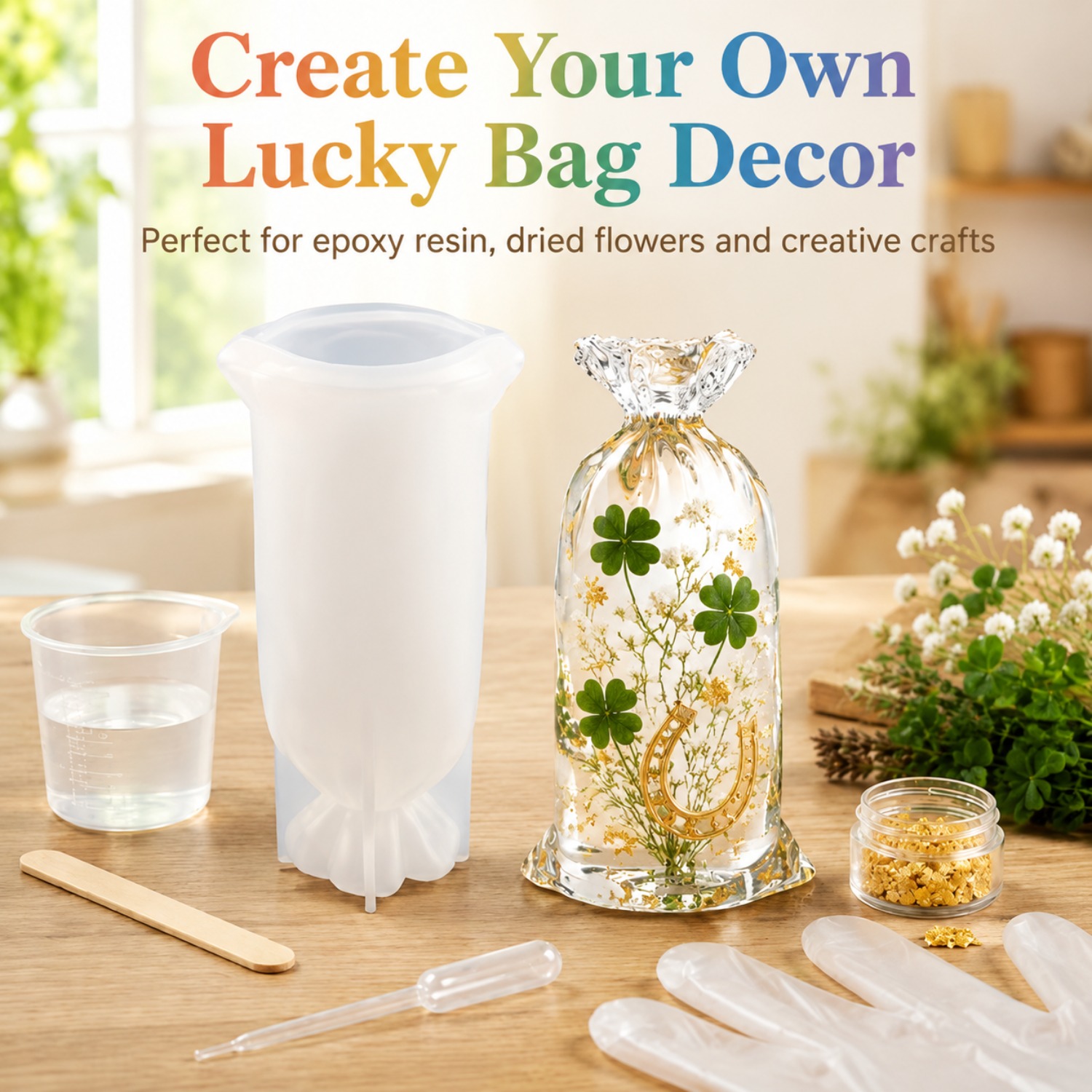 Resin Art Epoxy - Lucky Bag Resin Silicone Moulds, Reusable
