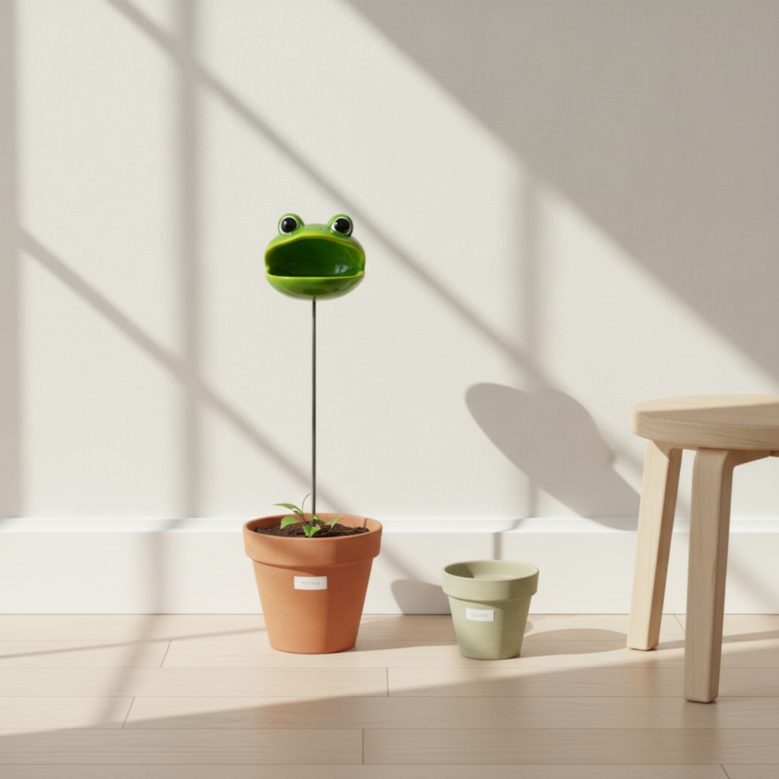 Resin Art Flowers - Garden Stake with Bowl Glossy Resin