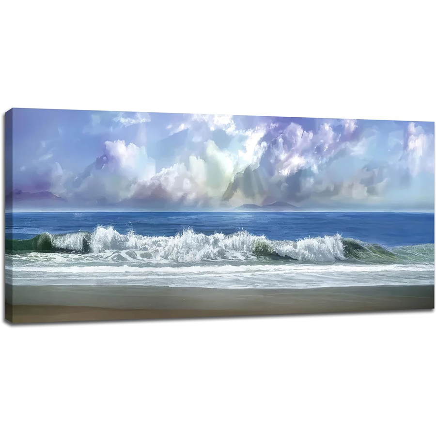 Resin Art Beach Theme - Blue Ocean diamond embroidery Wall Art