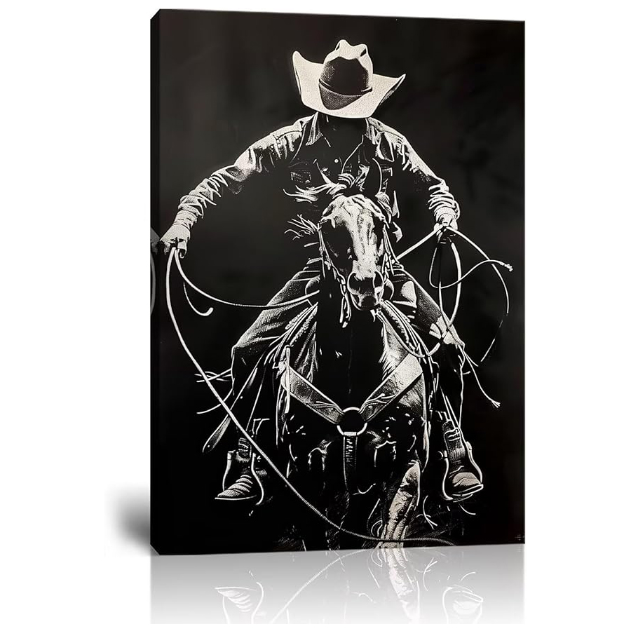 Western Cowboy Retro Southwest - Resin Art Images 评论和价格