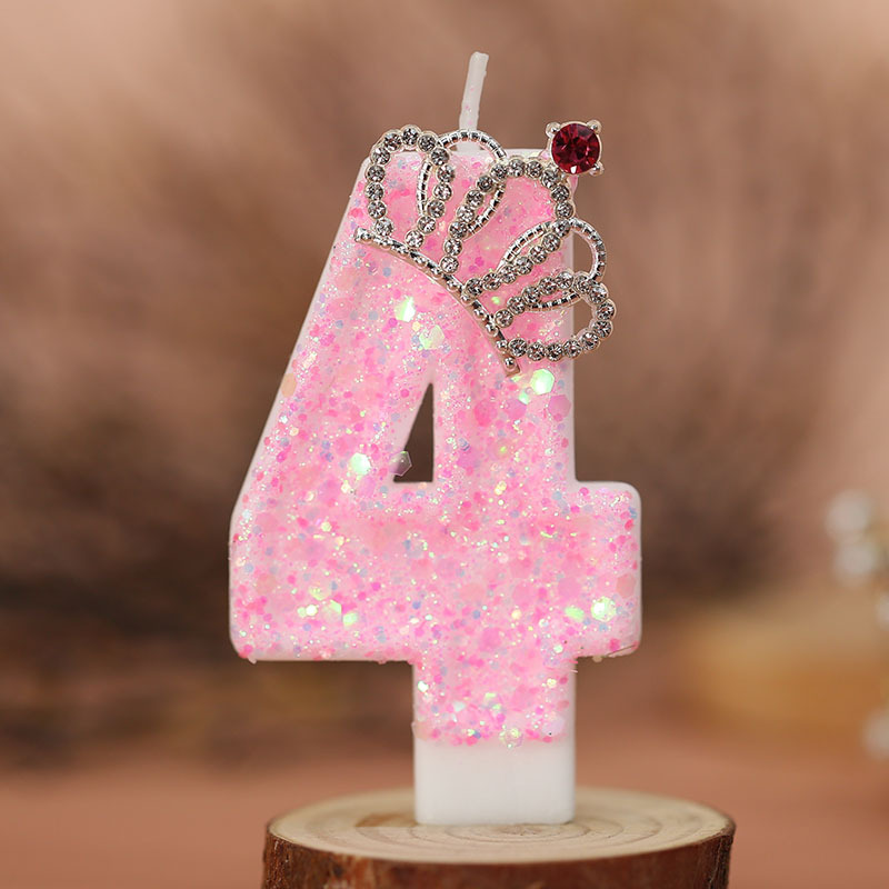 Cake Numeral Candles ，Birthday - Resin Art Alphabet 评论和价格