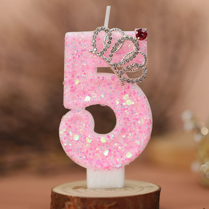 Cake Numeral Candles ，Birthday - Resin Art Alphabet 评论和价格