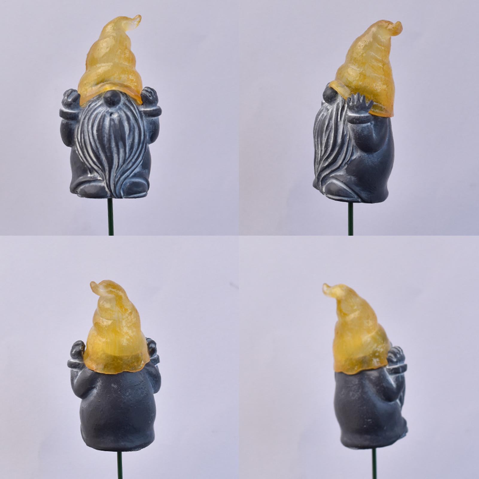Decorative Yard Stakes 3-Piece - Resin Art Flowers 评论和价格