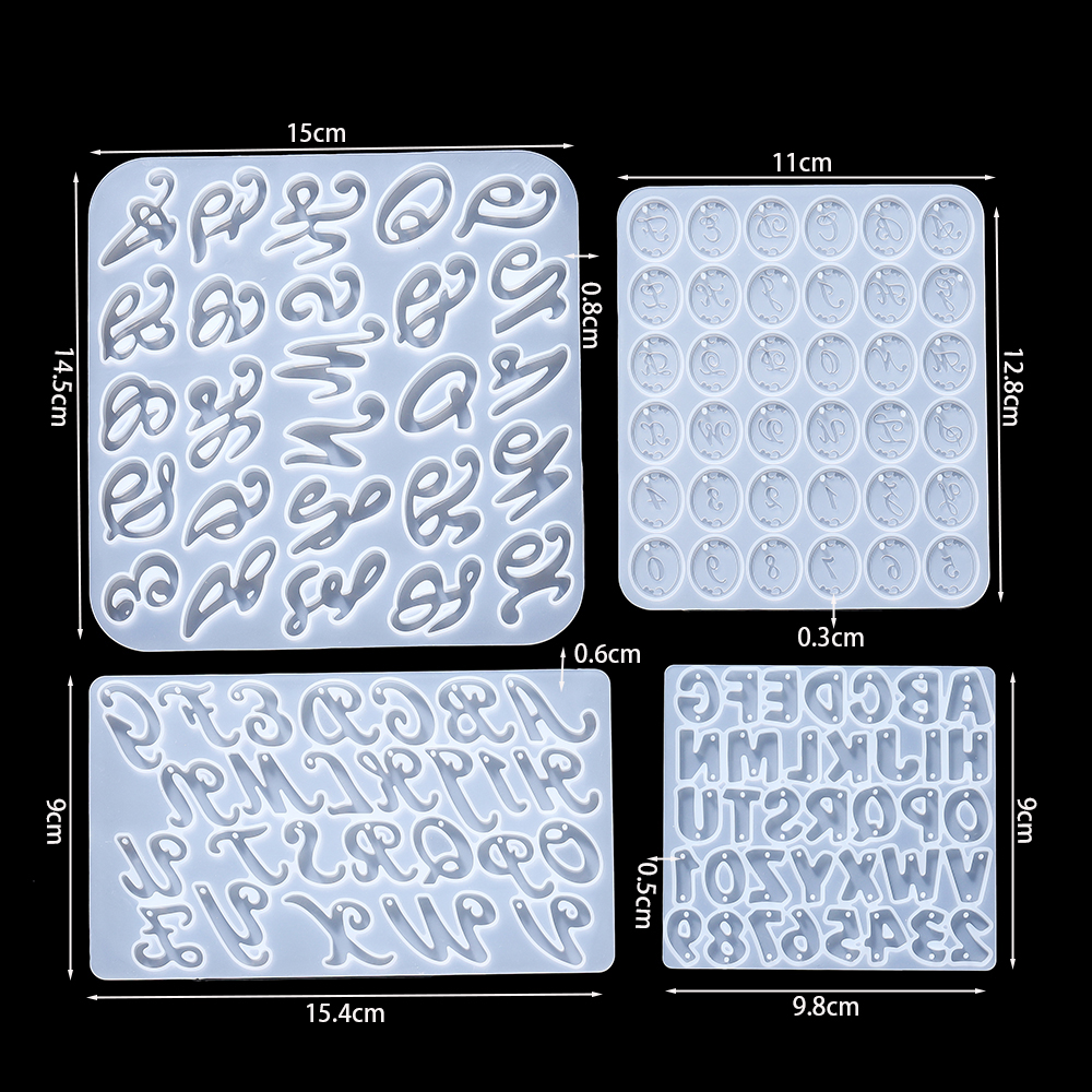 Alphabet Epoxy Resin Silicone  - Resin Art Alphabet 评论和价格