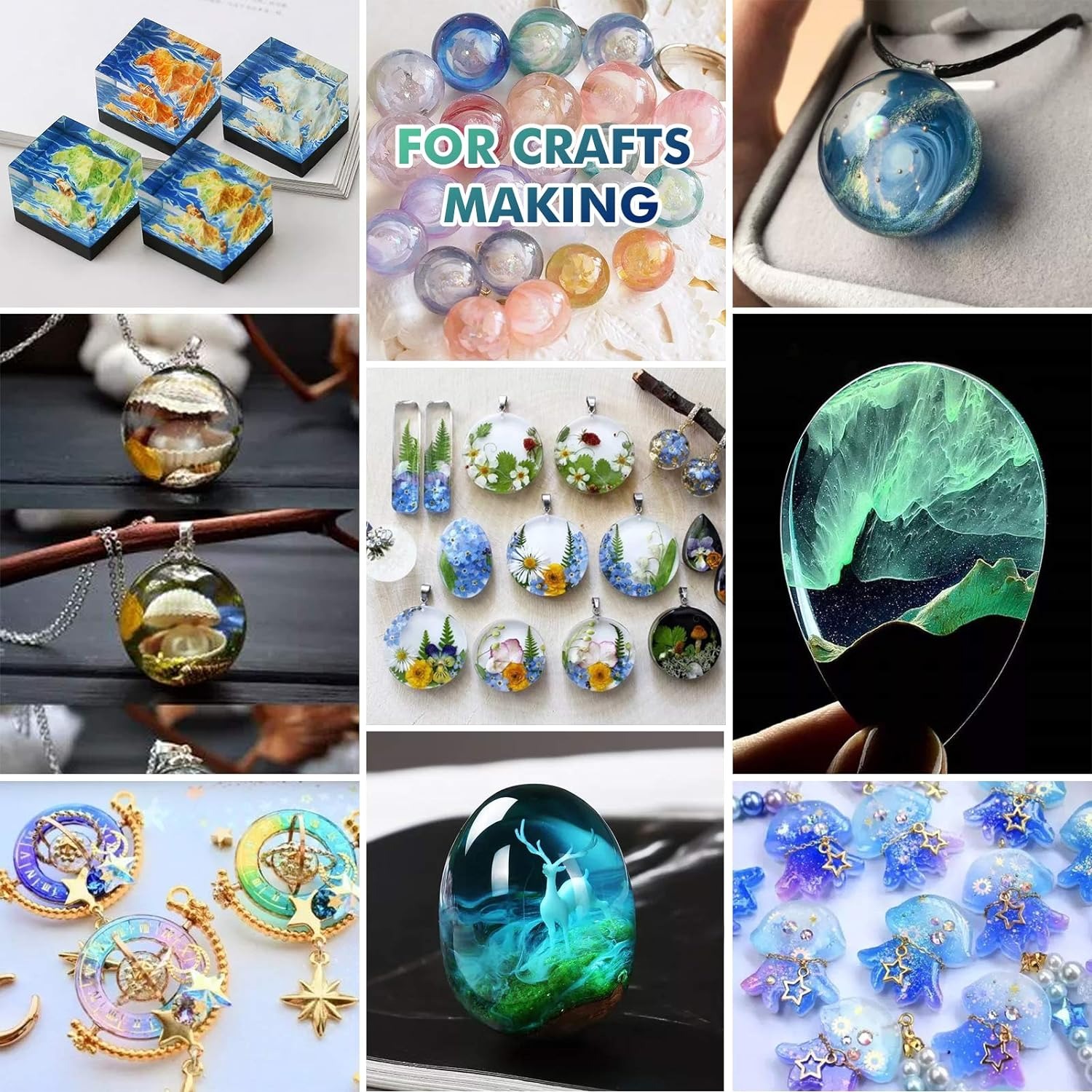 300g UV Resin Clear,Hard,Upgra - Resin Art Epoxy 评论和价格