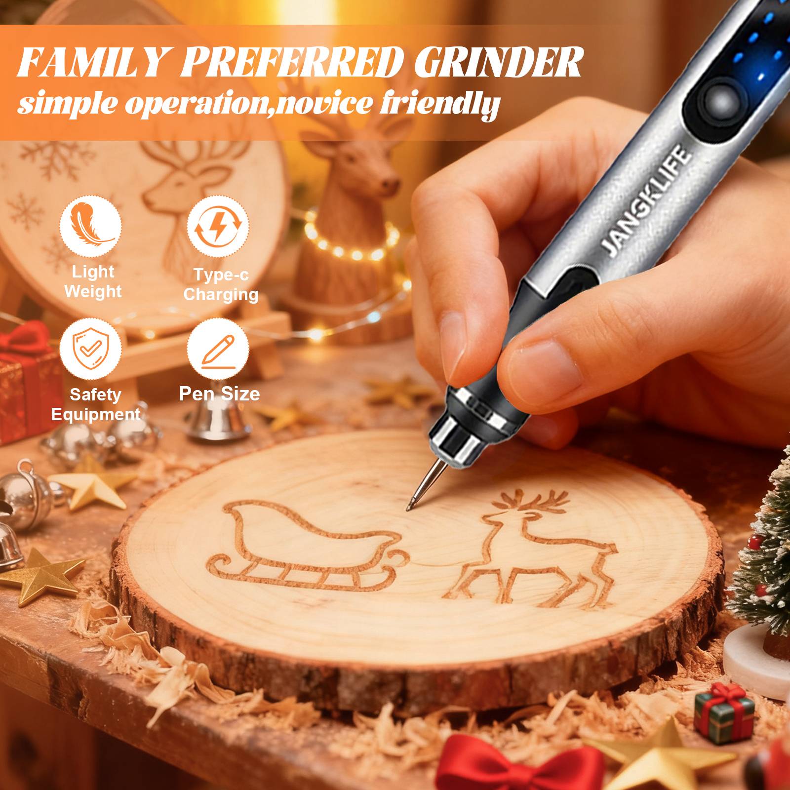 JANGKLIFE USB Cordless Rotary  - Resin Art Drill Machine 评论和价格