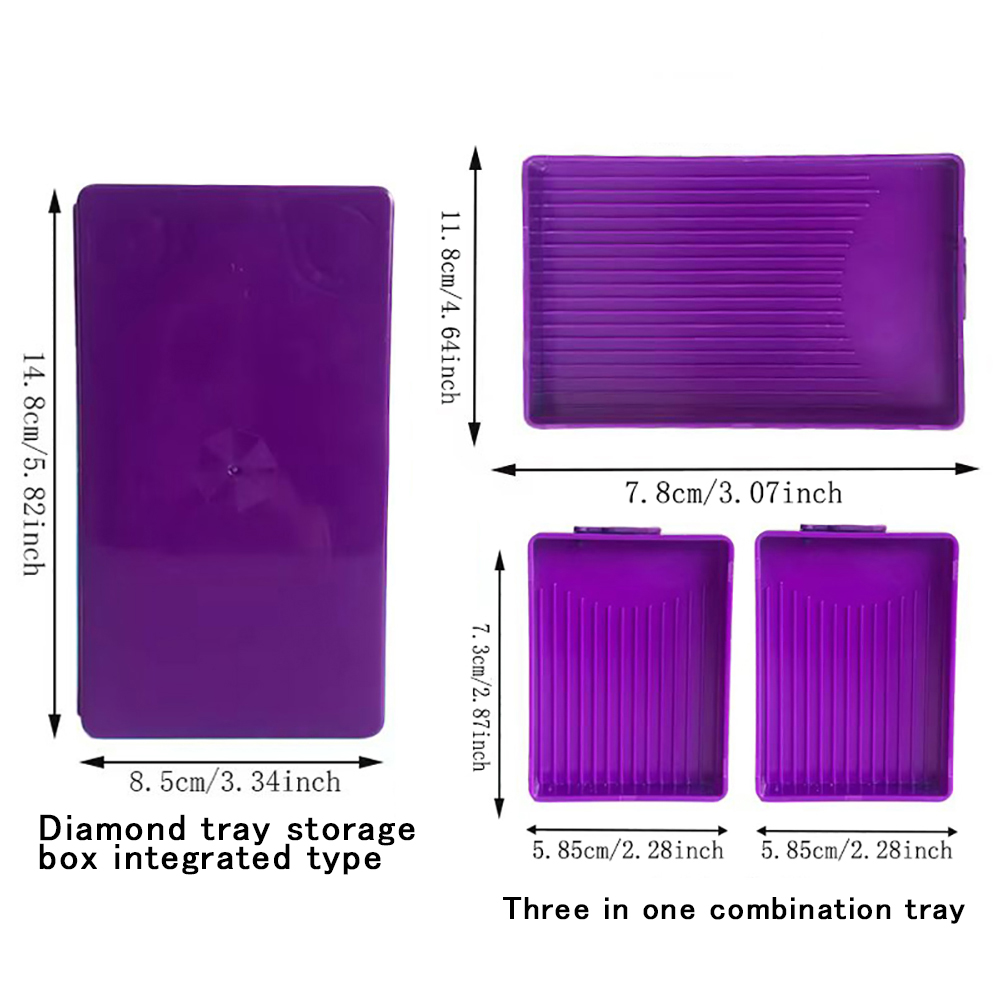 Diamond Painting Tray with Lid - Resin Art Case 评论和价格