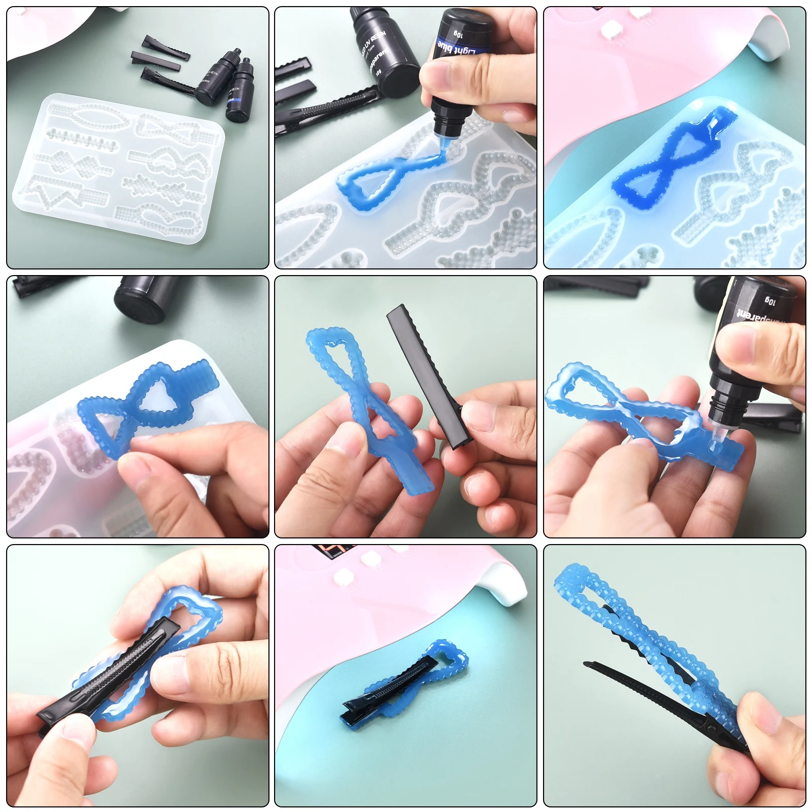 17 Colors UV Resin Glue 10ml E - Resin Art Epoxy 评论和价格