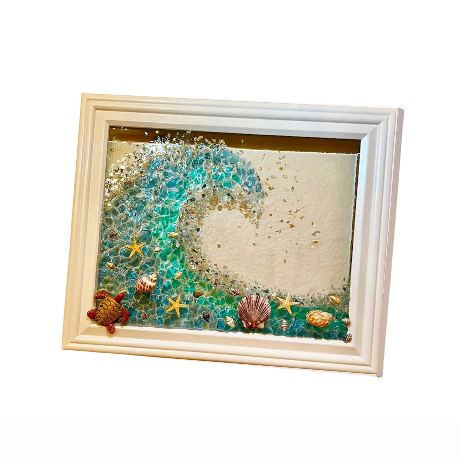 Sea Glass Art Kits Sea Glass A - Resin Art Beach Theme 评论和价格