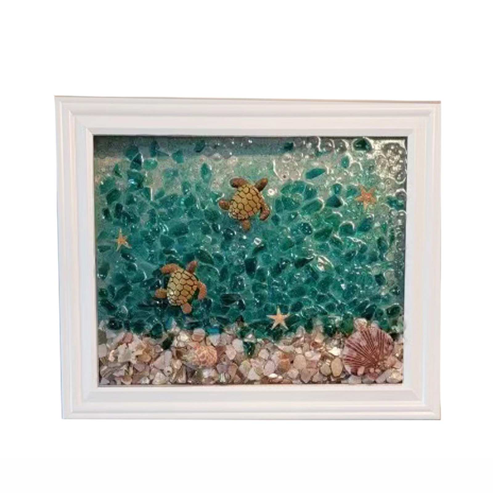 Sea Glass Art Kits Sea Glass A - Resin Art Beach Theme 评论和价格