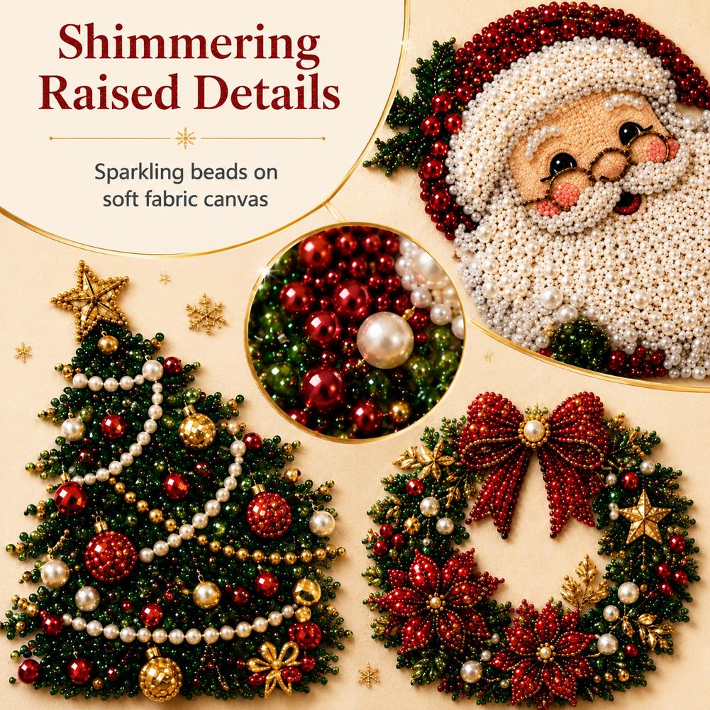 Christmas Santa Claus Pearl Ar - Resin Art Wall 评论和价格