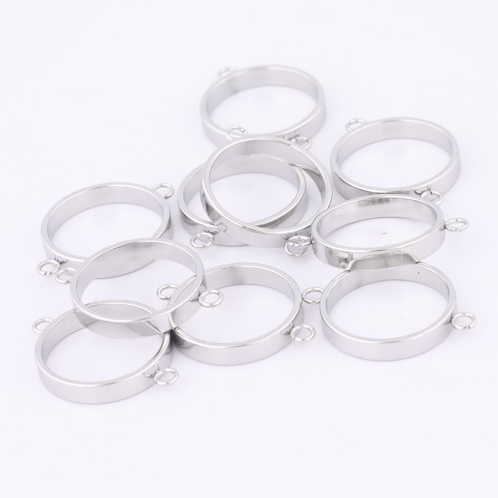 10pcs Stainless Steel 14mm Ope - Resin Art Handmade 评论和价格