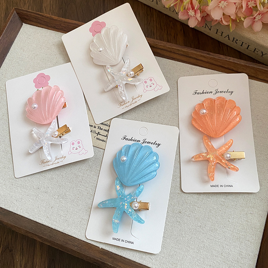 2 Pcs Resin Starfish Shell Hai - Resin Art Beach Theme 评论和价格