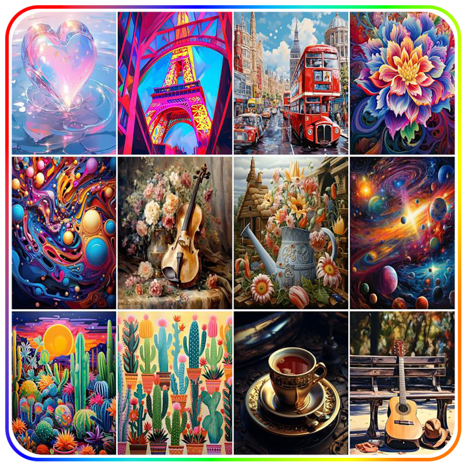 Diamond Painting Storage Abstr - Resin Art Images 评论和价格