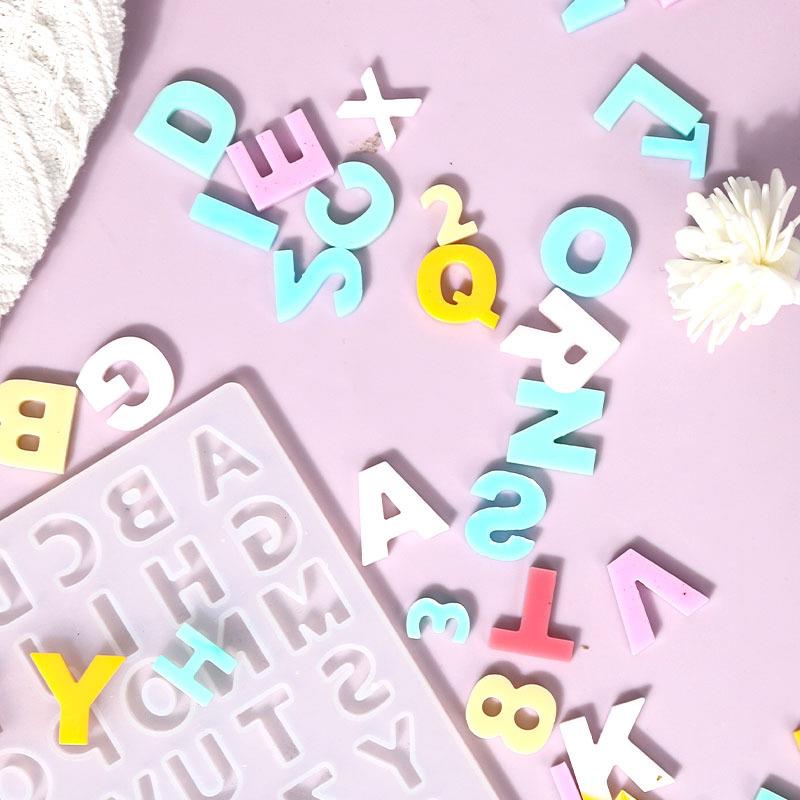 Alphabet Epoxy Resin Silicone  - Resin Art Alphabet 评论和价格
