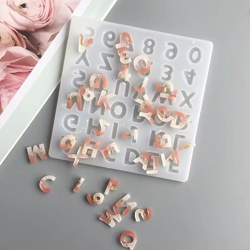 Small 26 Capital Letters Resin - Resin Art Alphabet 评论和价格