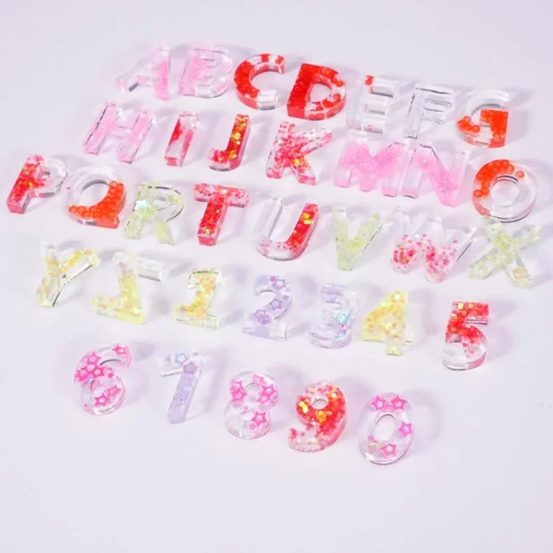 Small 26 Capital Letters Resin - Resin Art Alphabet 评论和价格