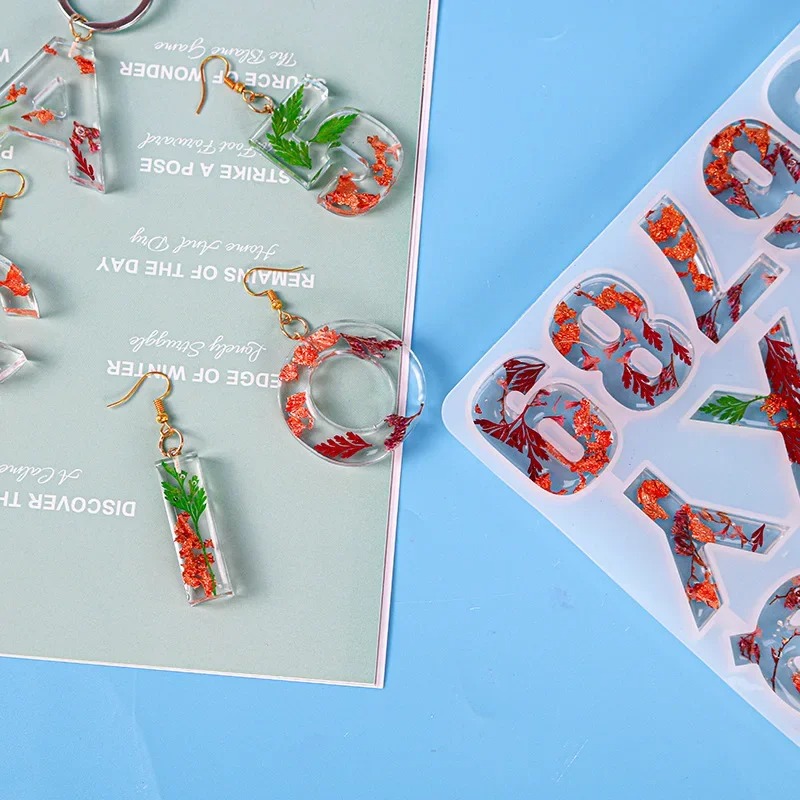 Small 26 Capital Letters Resin - Resin Art Alphabet 评论和价格