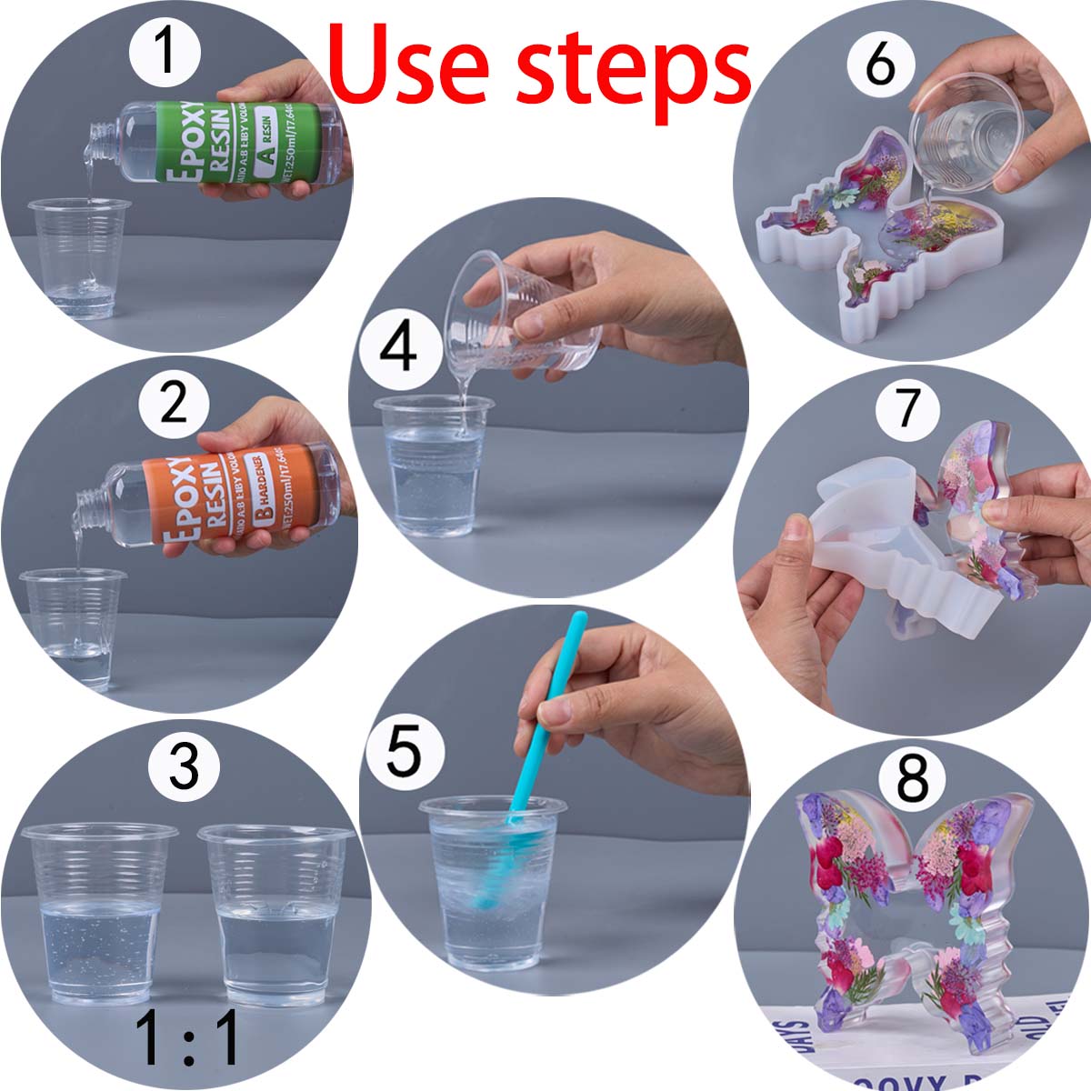1:1 Ratio Epoxy Resin Kit Anti - Resin Art Epoxy 评论和价格