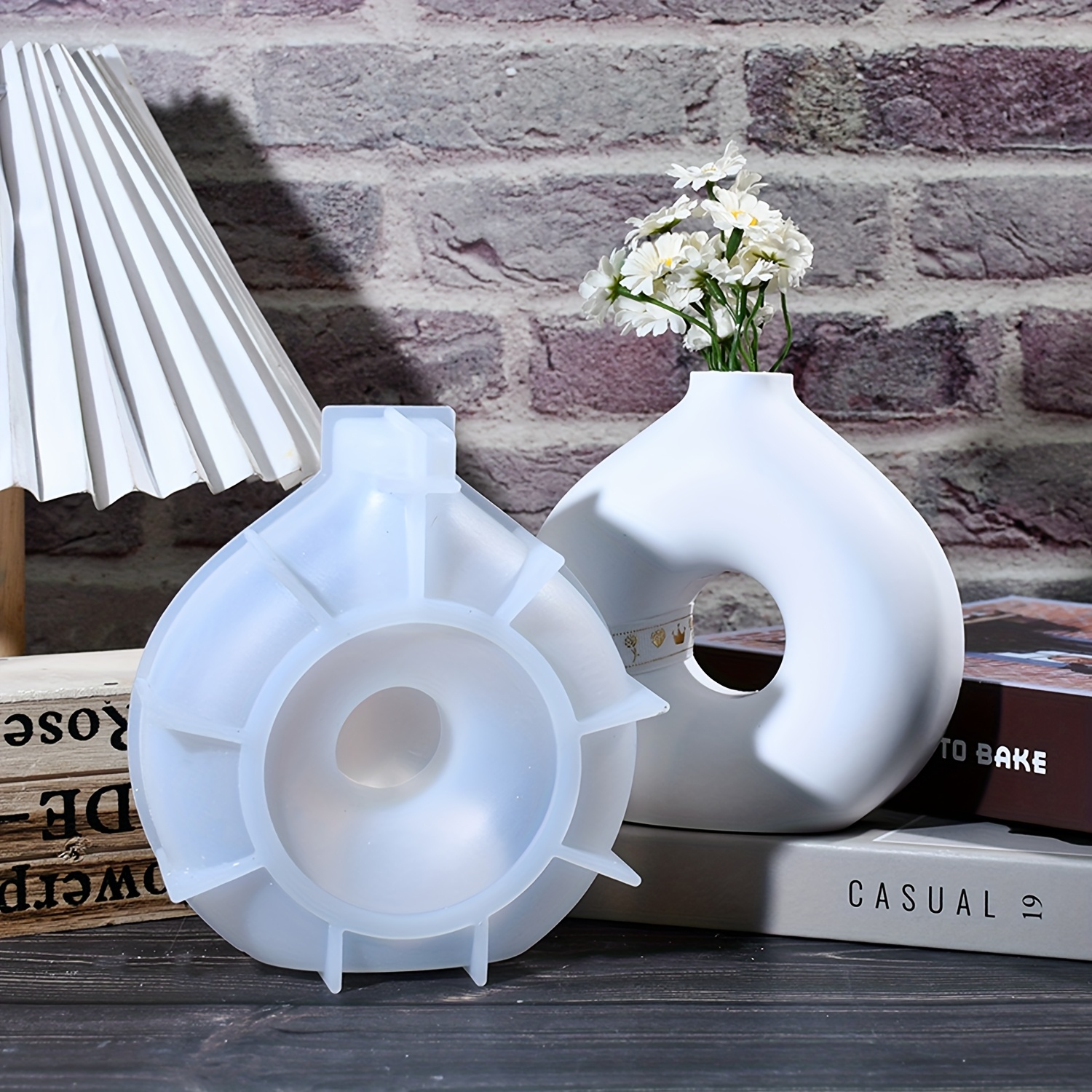 1 DIY Round Vase Silicone Moul - Resin Art Epoxy 评论和价格