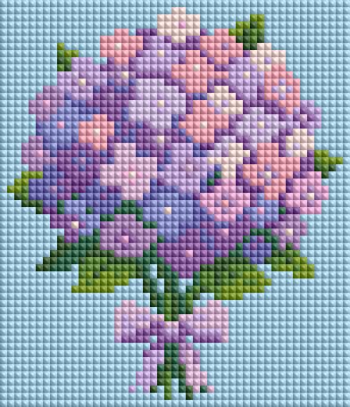 Minigem® Purple Hydrangea 5D D - Resin Art For Beginner 评论和价格
