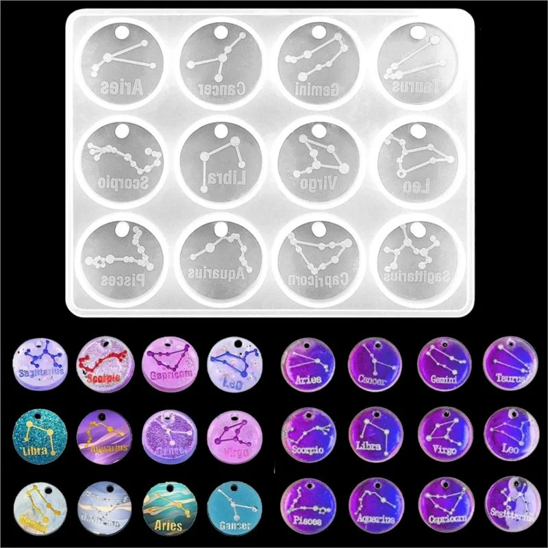 12 Zodiac Constellation Resin  - Resin Art Glue 评论和价格