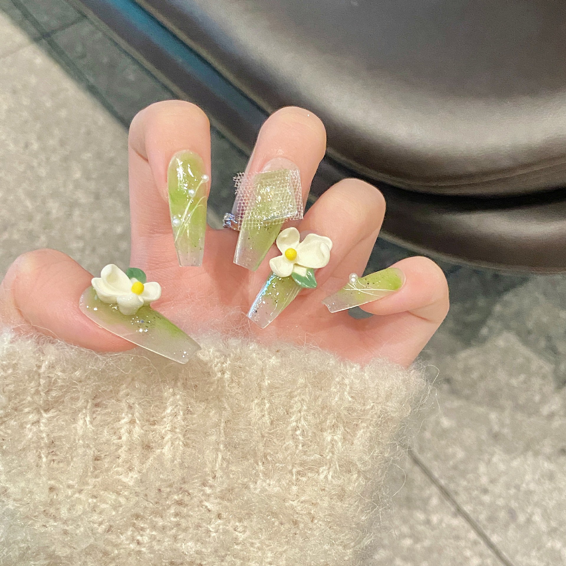 10pcs Pure Hand-Pressed Ultra- - Resin Art Flowers 评论和价格