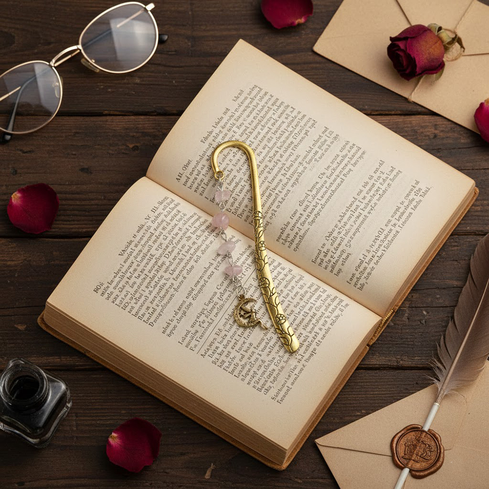 Vintage Metal Bookmarks with C - Resin Art Bookmark 评论和价格